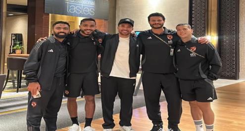 بعد حمدي فتحي.. تريزيجيه يزور معسكر الأهلي قبل موقعة باتشوكا (صور)